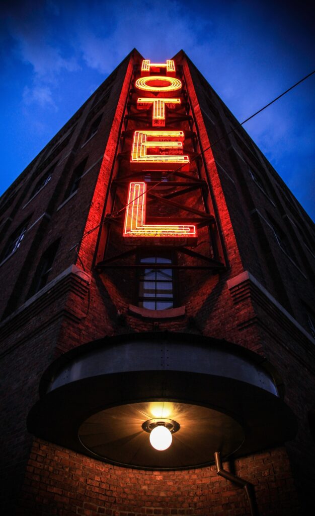 Hotel sign image