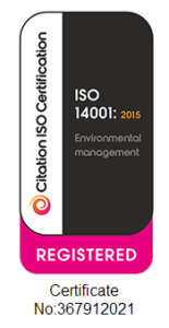 ISO 14001 certified