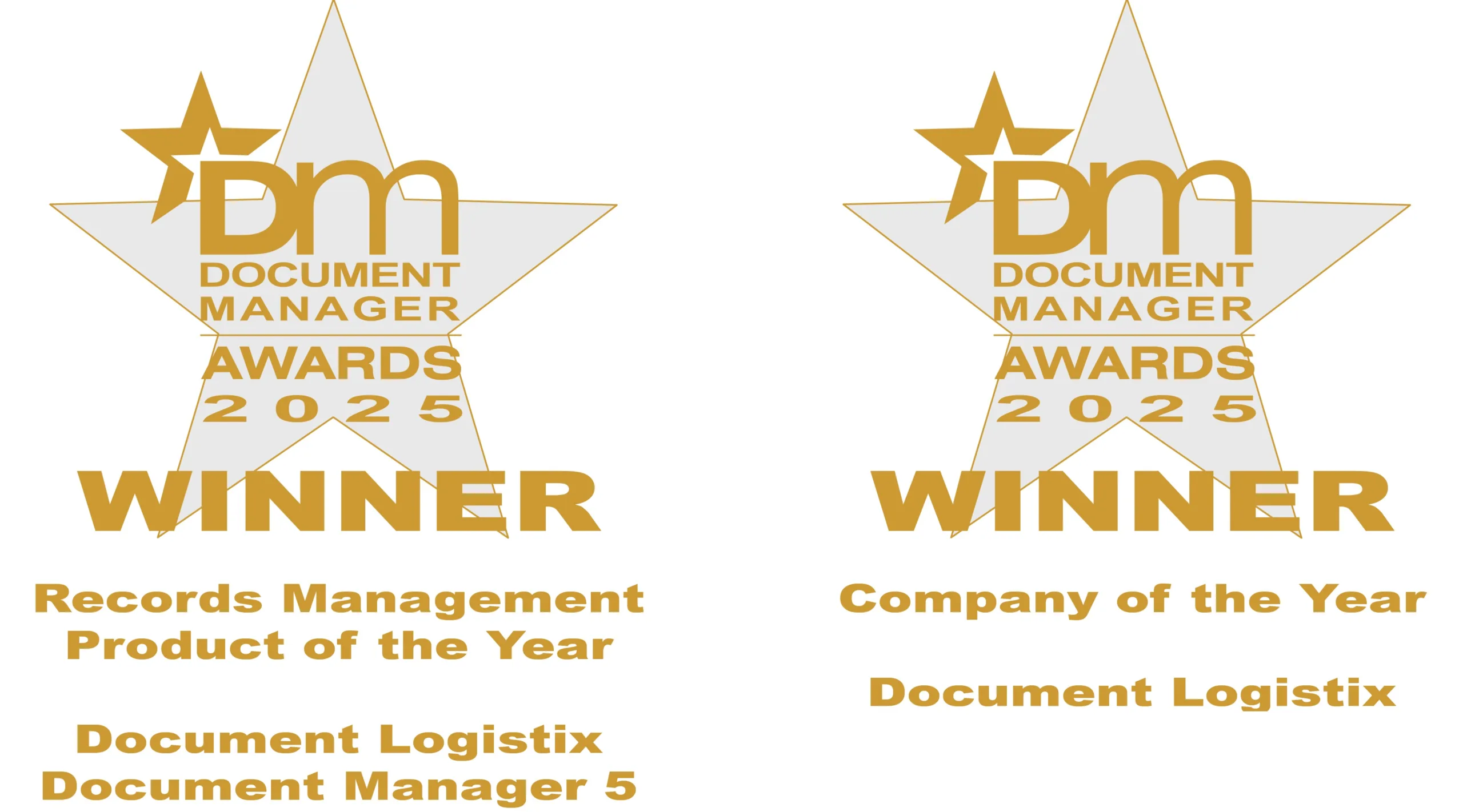 Company of the Year and Records Management Product of the Year won by Document Logistix