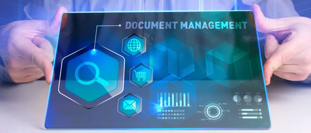 Document management system automation insurance HR Accounts document processing software