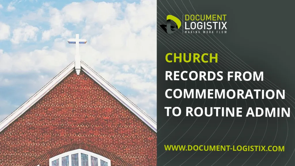 Church records management software commemorative to admin
