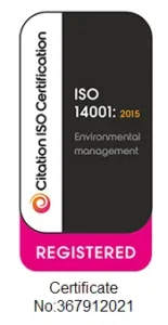 Document management quality assurance ISO 14001 registered