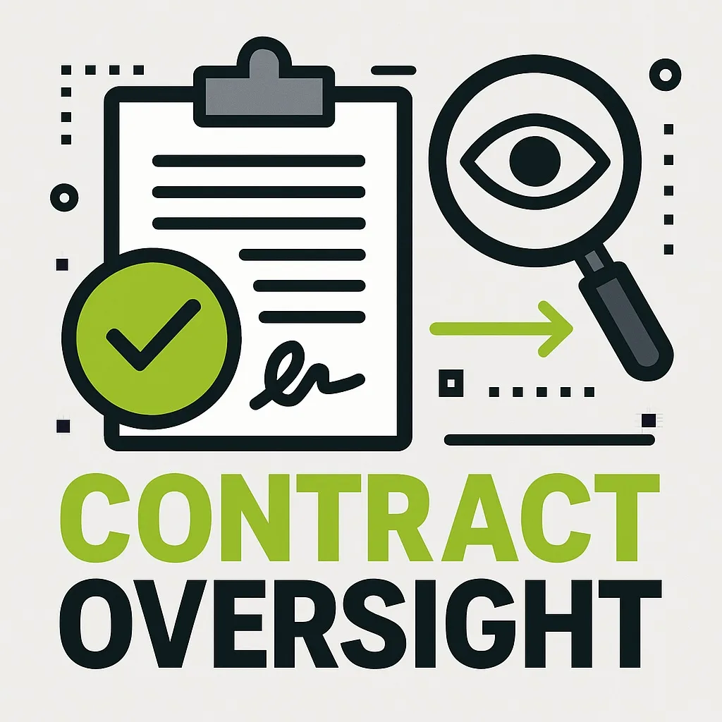 Contracts management software for due diligence and oversight