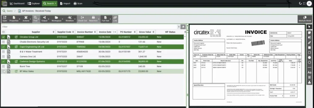 Document indexing and filing AI-powered