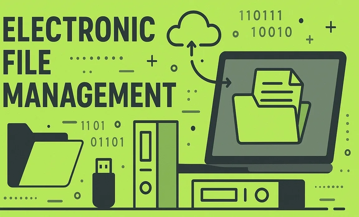 Electronic file management advanced data management