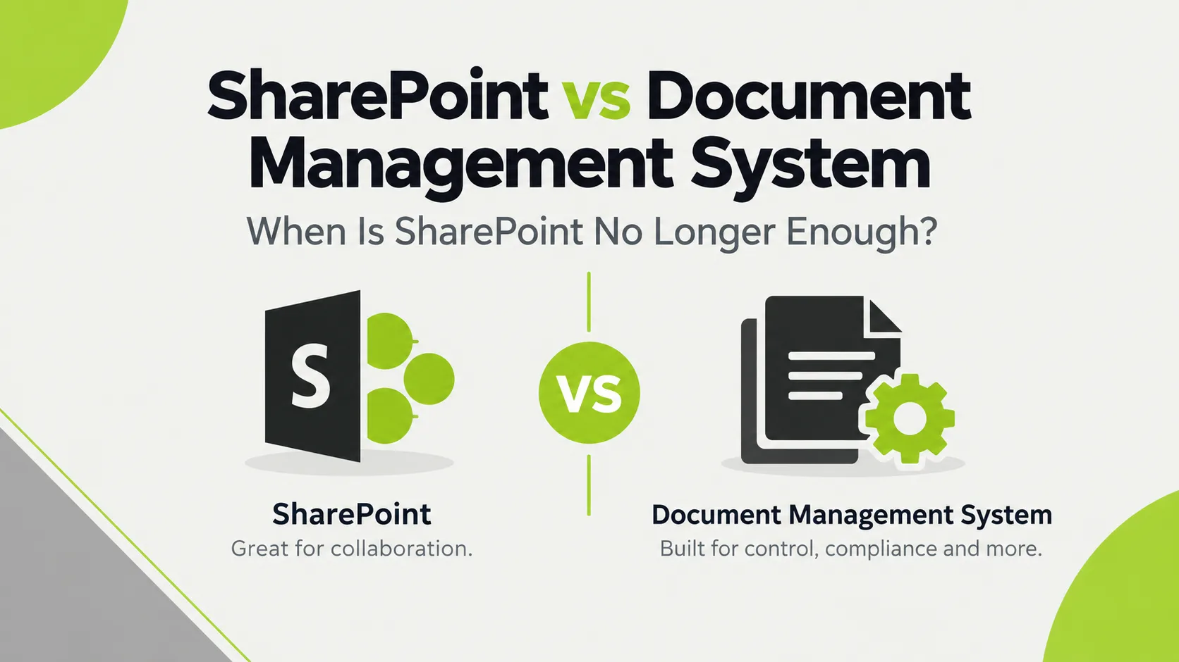 sharepoint vs document management system article