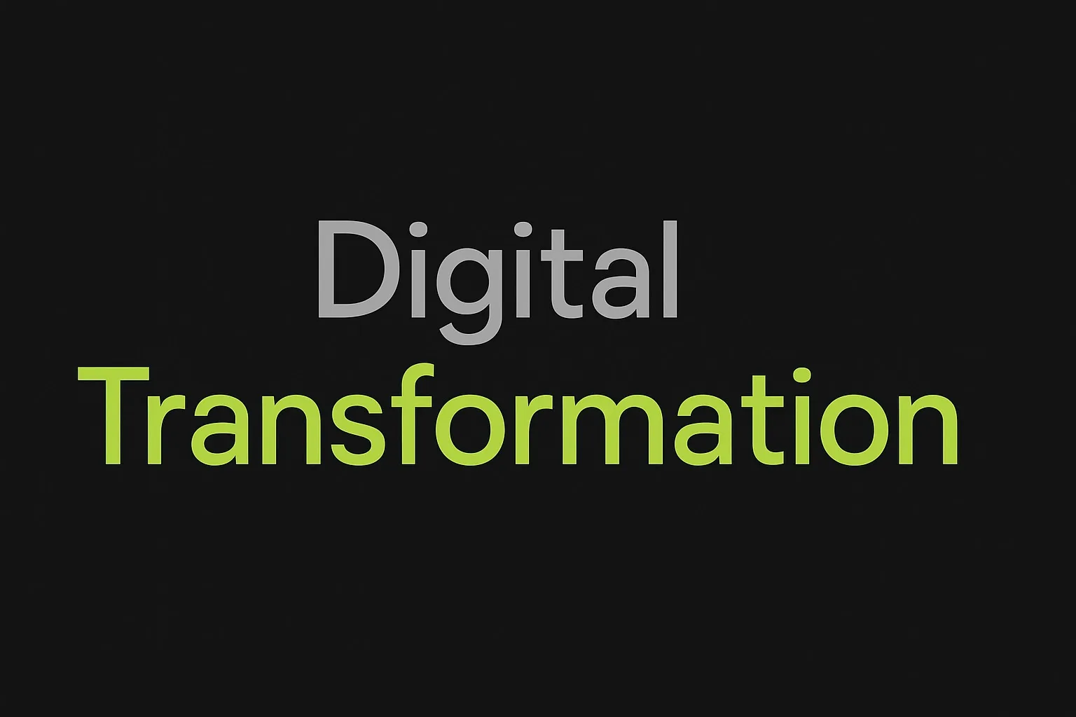 What is digital transformation
