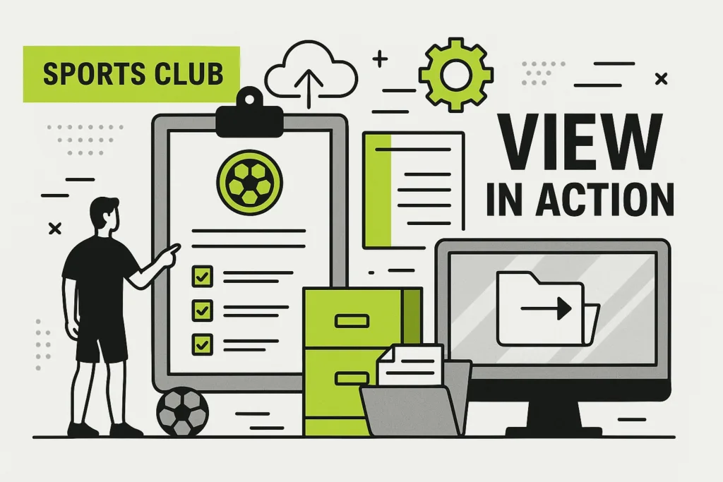 sports club document management